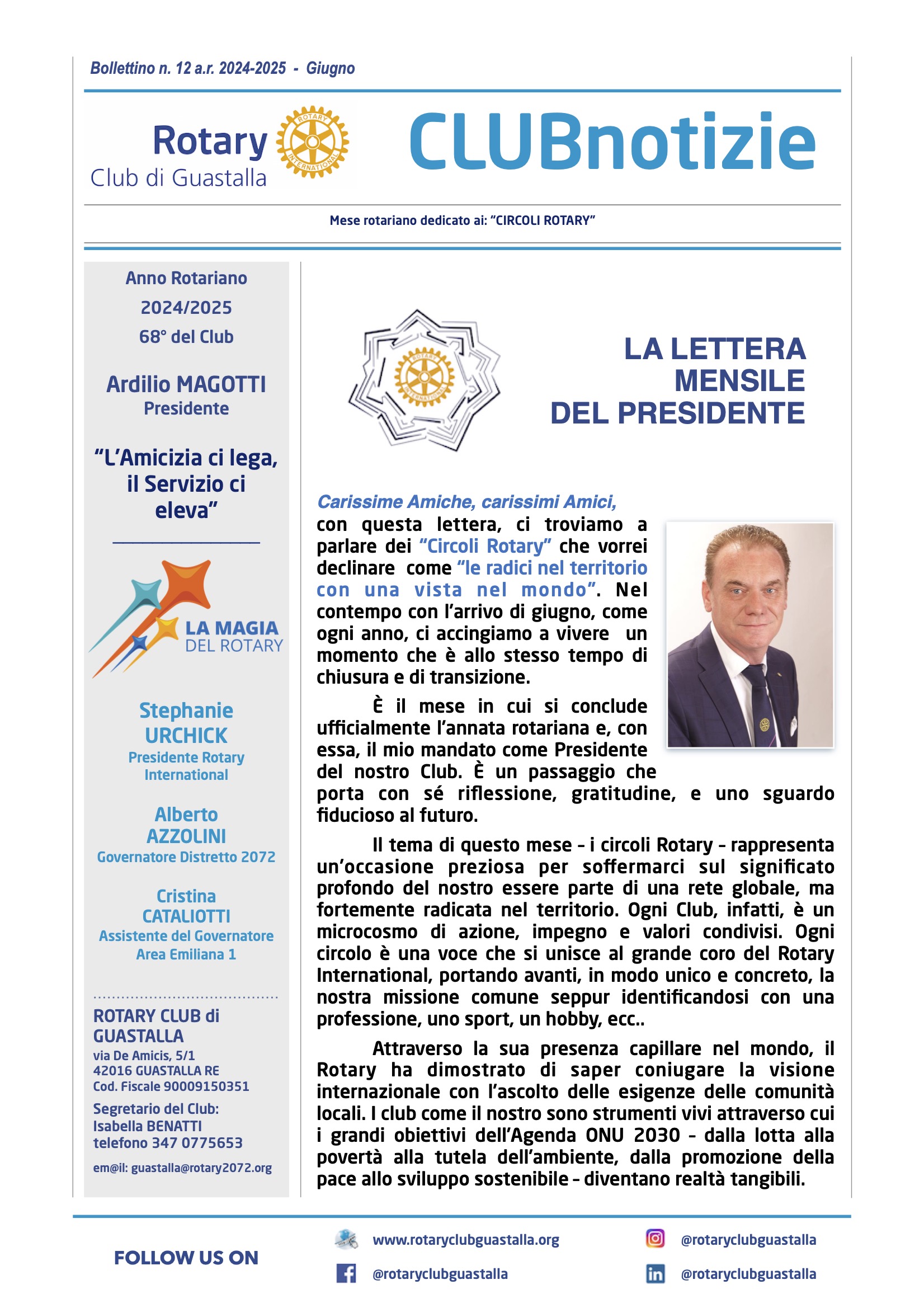 BOLLETTINO DI GIUGNO 2025
